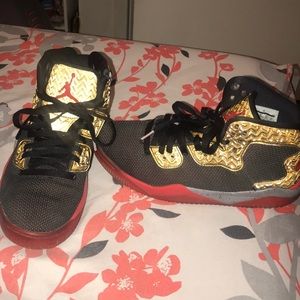 Reflective Nike Air Jordan Tennis Shoes